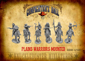 Knuckleduster Miniatures Gunfighter's Ball Mounted Plains Warriors
