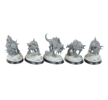 Warhammer Chaos Daemons of Khorne Flesh Hounds - Pre-owned 1