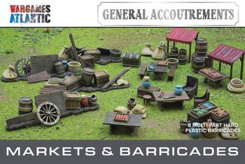 Wargames Atlantic General Accoutrements Markets & Barricades