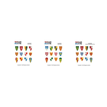 Wargames Atlantic Baron's War Shield Decals