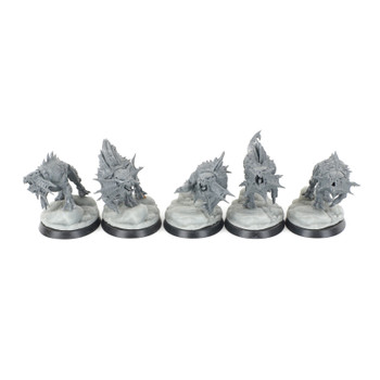 Warhammer Chaos Daemons of Khorne Flesh Hounds - Pre-owned 4 Warhammer Chaos Daemons of Khorne Flesh Hounds - Pre-owned 4