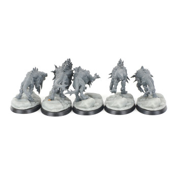Warhammer Chaos Daemons of Khorne Flesh Hounds - Pre-owned 4 Warhammer Chaos Daemons of Khorne Flesh Hounds - Pre-owned 4