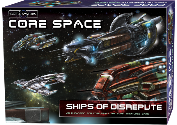 Core Space First Born: Ships of Disrepute Expansion - Battle Systems Cooperative / Solo Scifi Dungeon Crawler Board Game