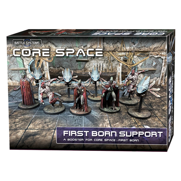 Core Space: First Born Support Expansion Set - Battle Systems Cooperative / Solo Scifi Dungeon Crawler Board Game 28mm Sci-fi Miniatures
