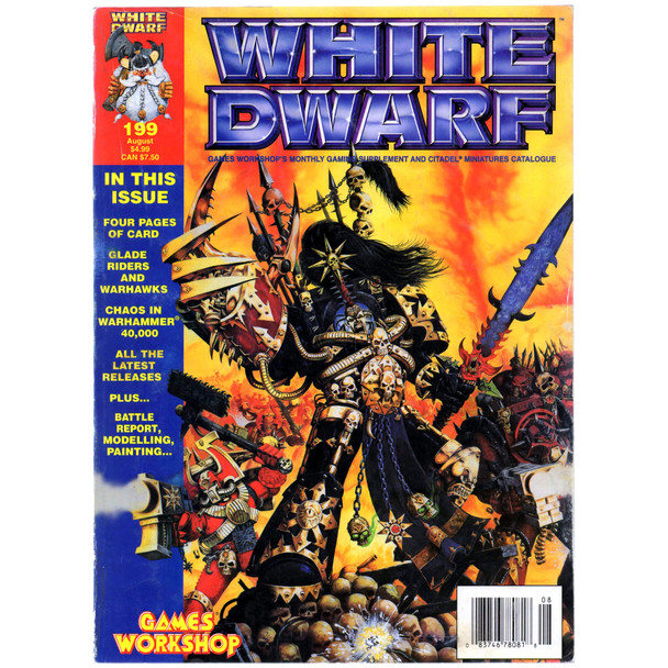 White Dwarf Issue 199 August 1996 w/ Inserts