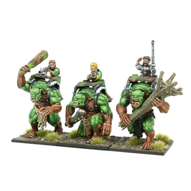 Kings of War Halfling Forest Troll Gunners Regiment