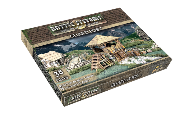 Battle Systems Fantasy Terrain Guard Post - 28-35mm DND D&D RPG Wargames Historical / Fantasy Card Scenery