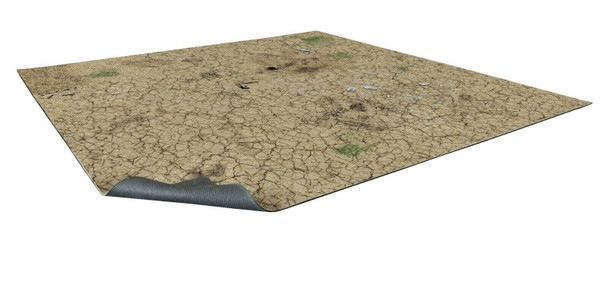 Battle Systems Terrain Desert Wasteland Game Mat 2x2 - Neoprene Playmat for Warhammer, D&D, Frostgrave and More!