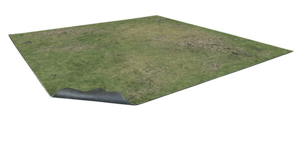 Battle Systems Terrain Grassy Fields v.2 Game Mat 2x2 - Neoprene Playmat for Warhammer, D&D, Frostgrave and More!