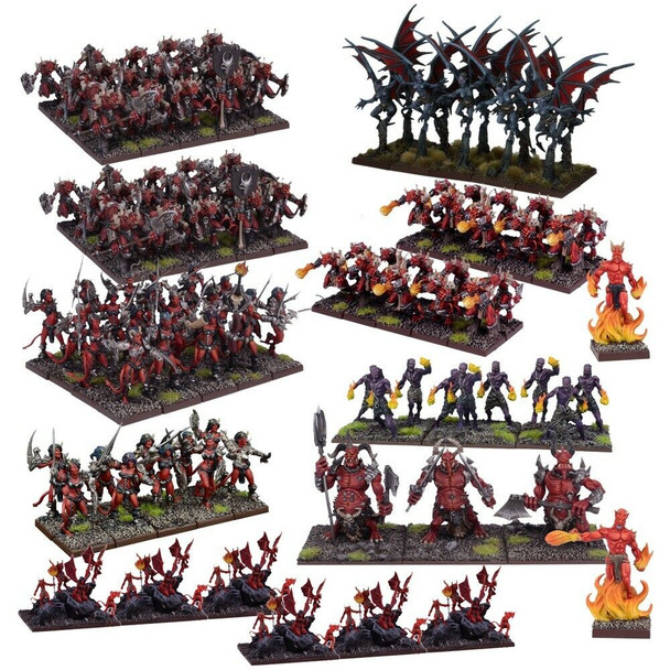 Kings of War Forces of the Abyss Mega Army