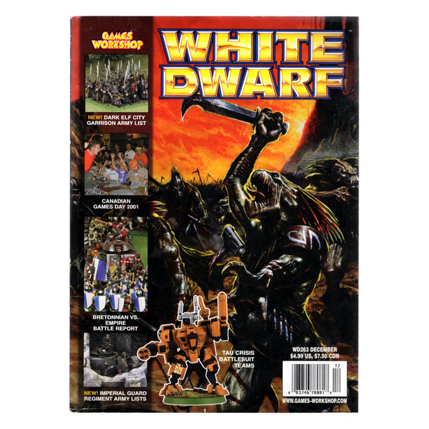 White Dwarf Issue 263 December 2001 w/ Inserts