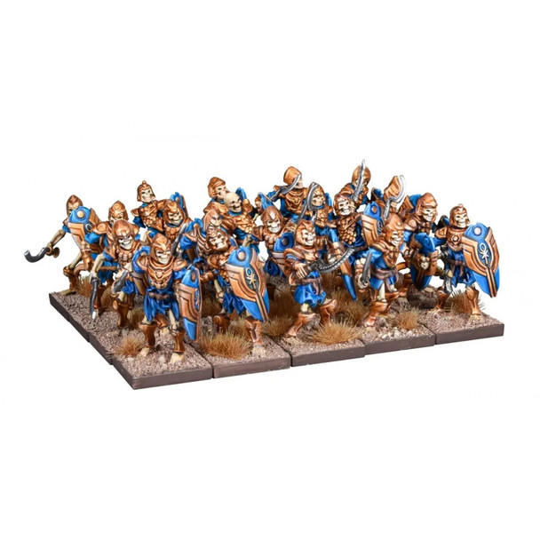 Kings of War Empire of Dust Skeleton Warrior / Spear / Archer Regiment