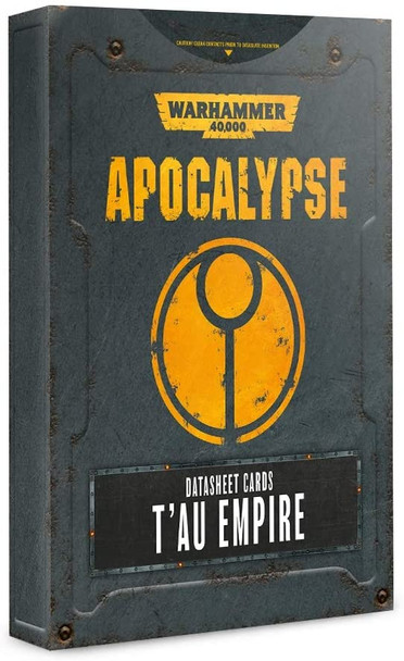 Warhammer 40k Apocalypse Datasheet Cards - T'au Empire - OOP