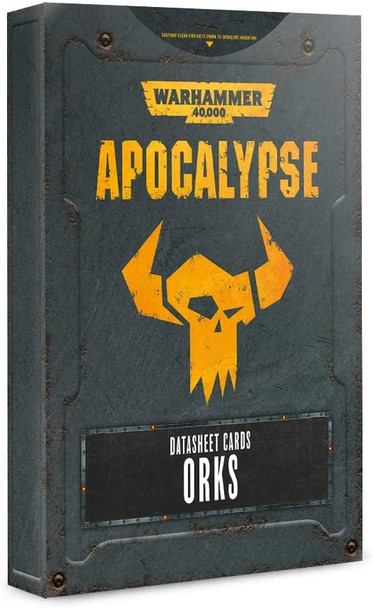 Warhammer 40k Apocalypse Datasheet Cards - Orks - OOP