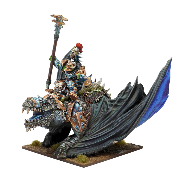 Kings of War Riftforged Orc Stormbringer on Winged Slasher