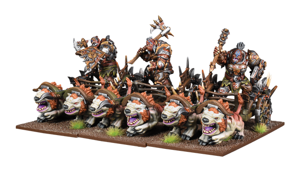 Kings of War Ogre Chariots