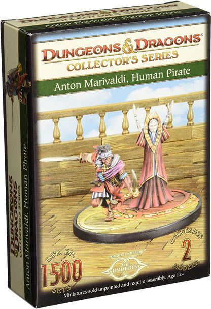 D&D Collector's Series Forgotten Realms: Anton Marivaldi, Human Pirate