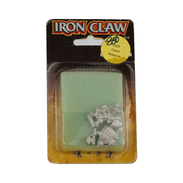 Warhammer Fantasy Dwarf Iron Claw 2322 / IC101 Gothic Dwarf Warriors - Oldhammer
