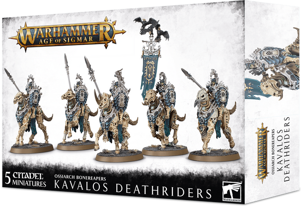 Age of Sigmar Ossiarch Bonereapers Kavalos Deathriders