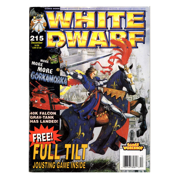White Dwarf Issue 215 December 1997 w/ Inserts - Pre-owned