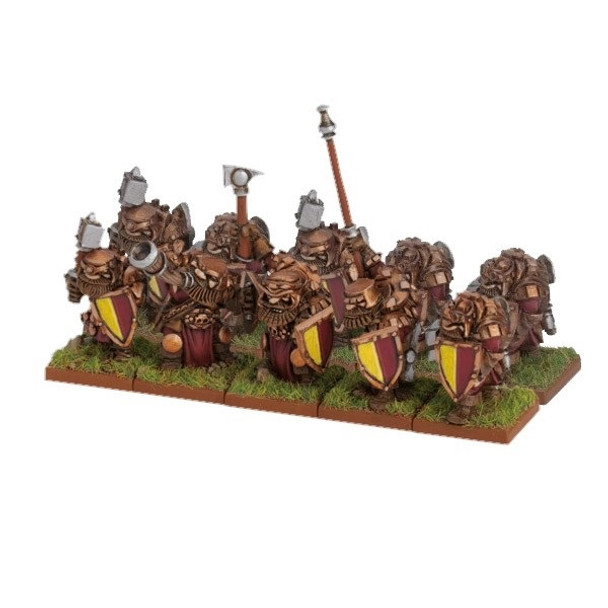 Kings of War Dwarf Ironguard w/ Command