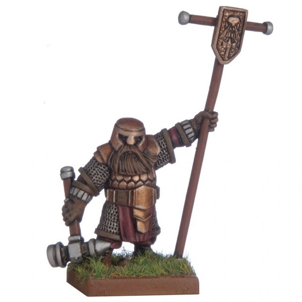 Kings of War Dwarf Army Standard Bearer - Backorder (Mantic Direct)