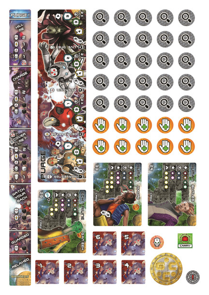 Core Space Boards & Counters - Battle Systems Cooperative / Solo Scifi Dungeon Crawler Board Game