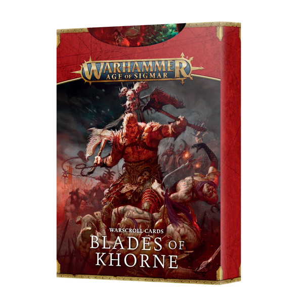 Warhammer: Age of Sigmar Warscroll Cards: Blades of Khorne (3rd)