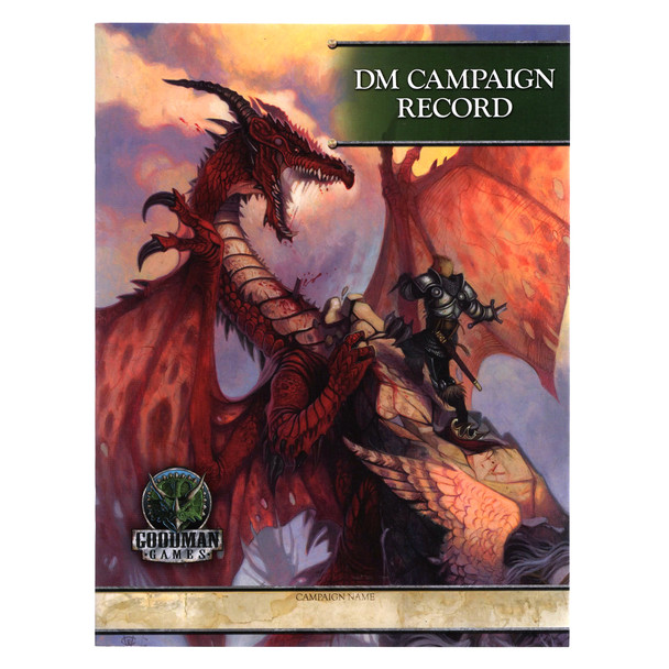 Goodman Games D&D 4e DM Campaign Record