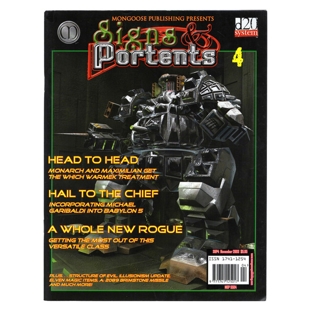 Mongoose Publishing d20 System Signs & Portents Issue #4