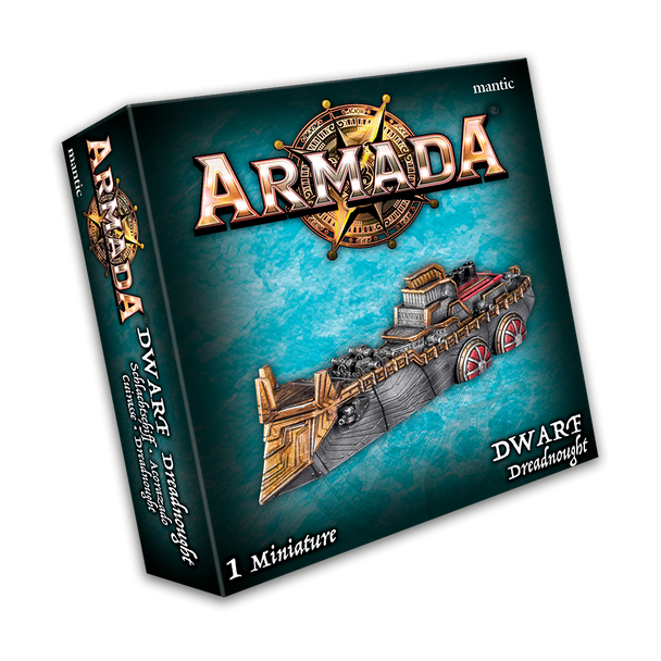 Kings of War: Armada Dwarf Dreadnought XL Ship