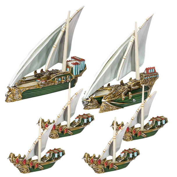 Kings of War: Armada Elf Booster Fleet