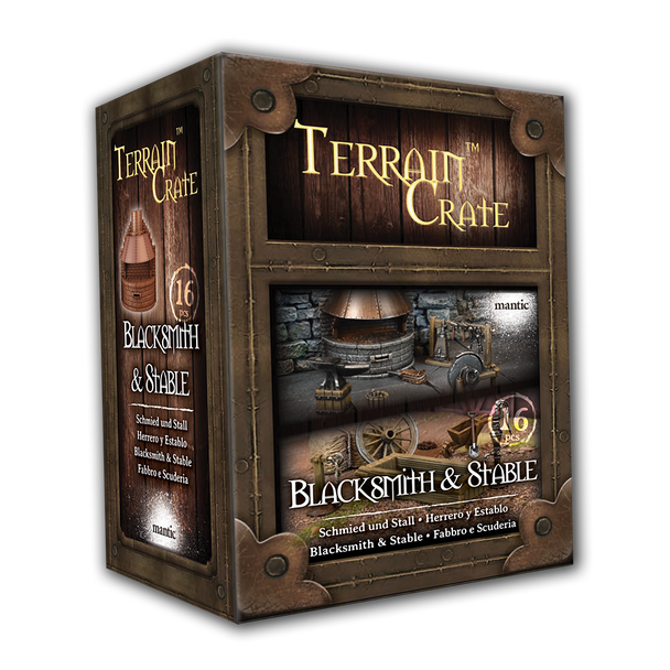 Mantic Terrain Crate Blacksmith & Stable