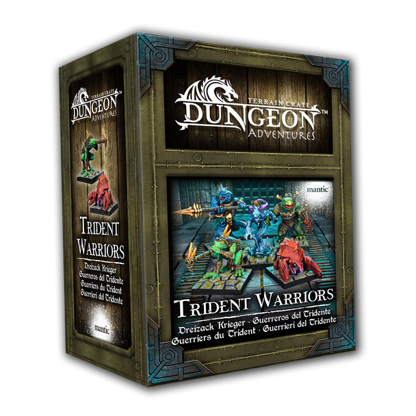 Dungeon Adventures: Trident Warriors Miniatures Set