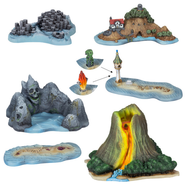 Kings of War: Armada Scenery Pack: Fantasy Terrain