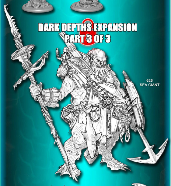 Reaper Miniatures Dark Depths Bones Sea Giant #626