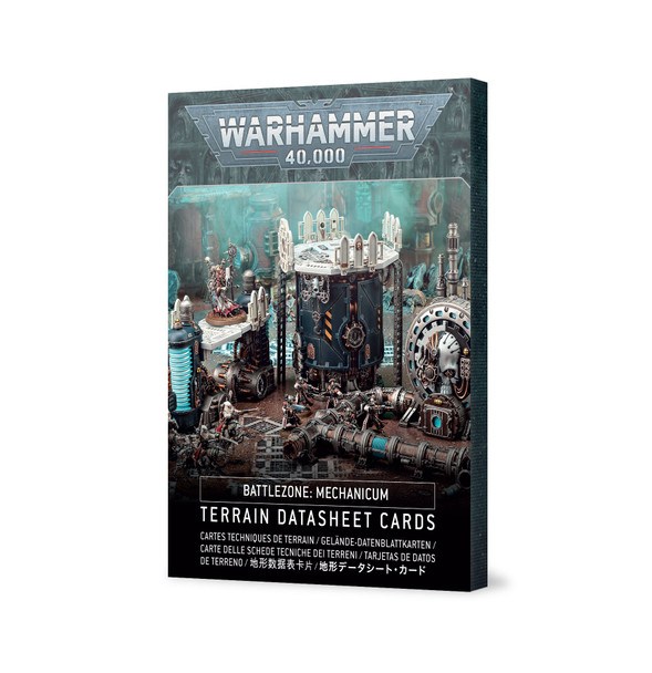 Warhammer 40k Battlezone Mechanicus Terrain Cards (9th)