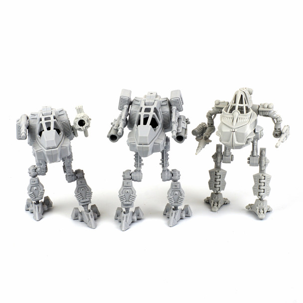 Scifi Mech / Walker Model Lot - Poseable, Plastic Miniatures