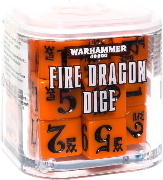 Warhammer 40k Eldar Fire Dragon Dice (OOP)