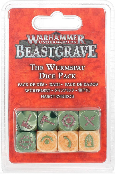 Warhammer Underworlds: Beastgrave The Wurmspat Dice Set
