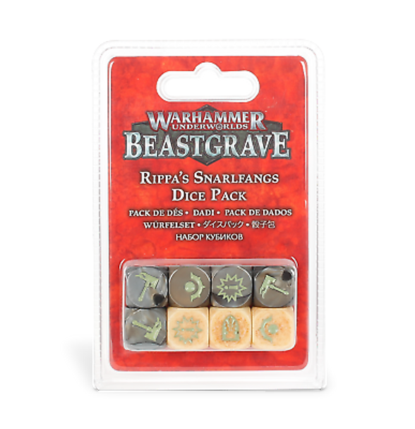 Warhammer Underworlds: Beastgrave Rippa's Snarlfangs Dice Set