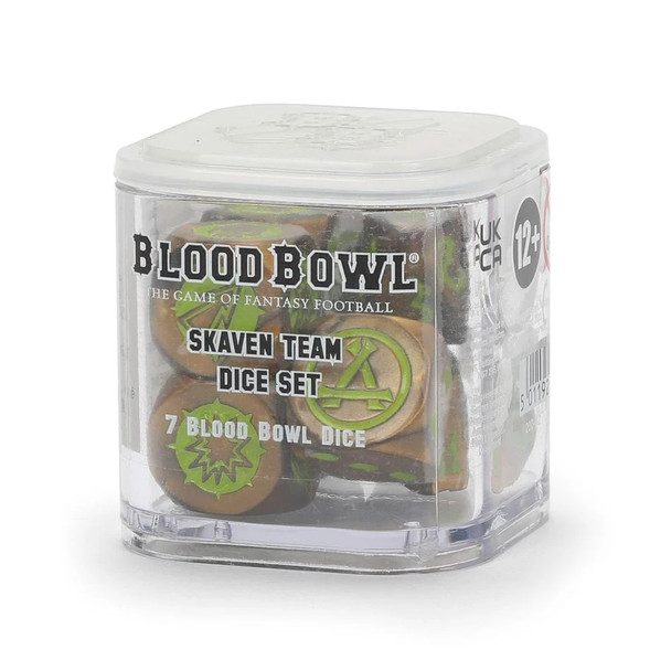 Blood Bowl Skaven Team Dice Set - OOP