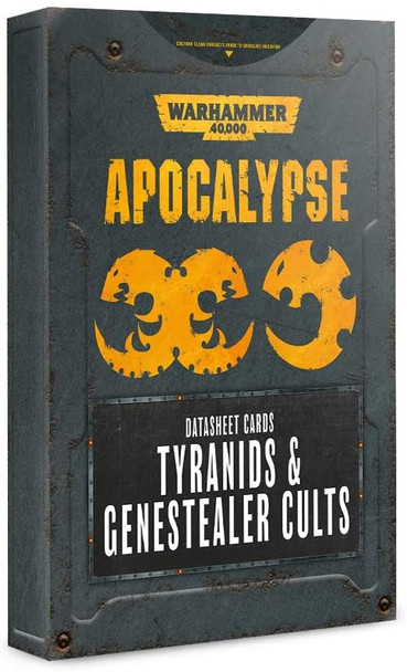 Warhammer 40k Apocalypse Datasheet Cards - Tyranids & Genestealer Cults - OOP