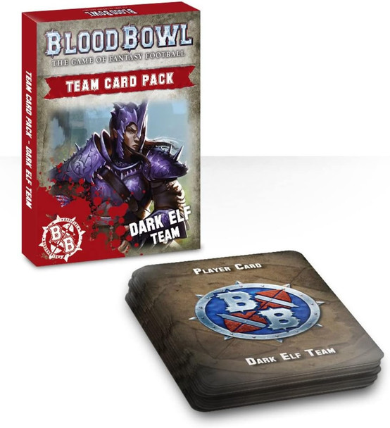 Blood Bowl Dark Elf Team Card Pack - OOP