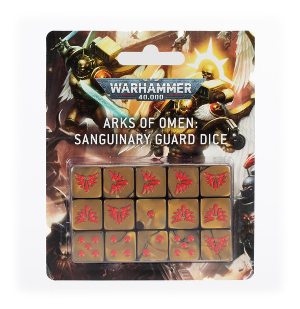 Warhammer 40k Arks of Omen Sanguinary Guard Dice Set