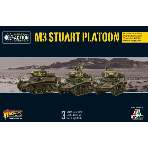 Bolt Action WWII M3 Stuart Platoon