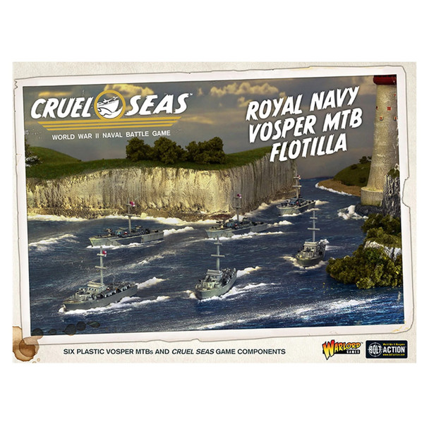 Cruel Seas WWII Naval Battle Game Royal Navy Vosper MTB Flotilla