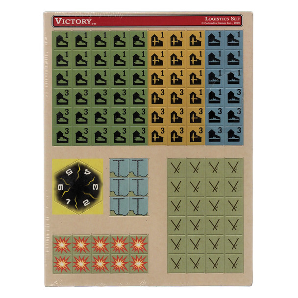 Columbia Games Victory WWII Game: The Blocks of War Logistics Set