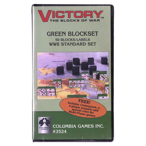 Columbia Games Victory: The Blocks of War (1st) Green Blockset #3524