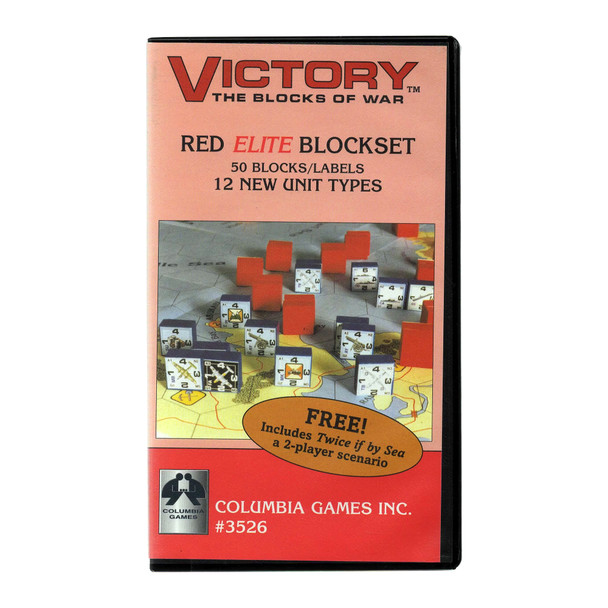 Columbia Games Victory WWII Game: The Blocks of War Red Elite Blockset #3526